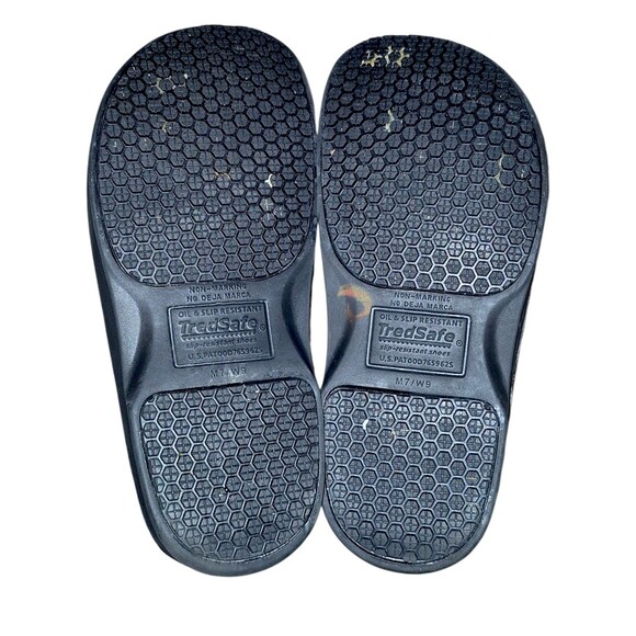 TredSafe Shoes Womens 9W 7M Pepper Deluxe Slip On Work Clogs Black Rubber Casual - Picture 5 of 5